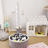 HYGGE White Stars Grey Play Tent - Kids Haven